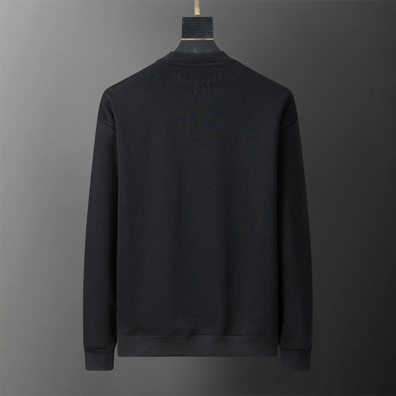 MOC037  New men's autumn and winter double-sided cotton new pullover hoodie clothing
