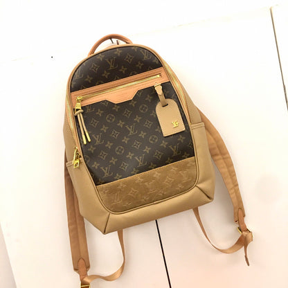 LLP172 Leather Bag 31-44-19CM backpack Bags