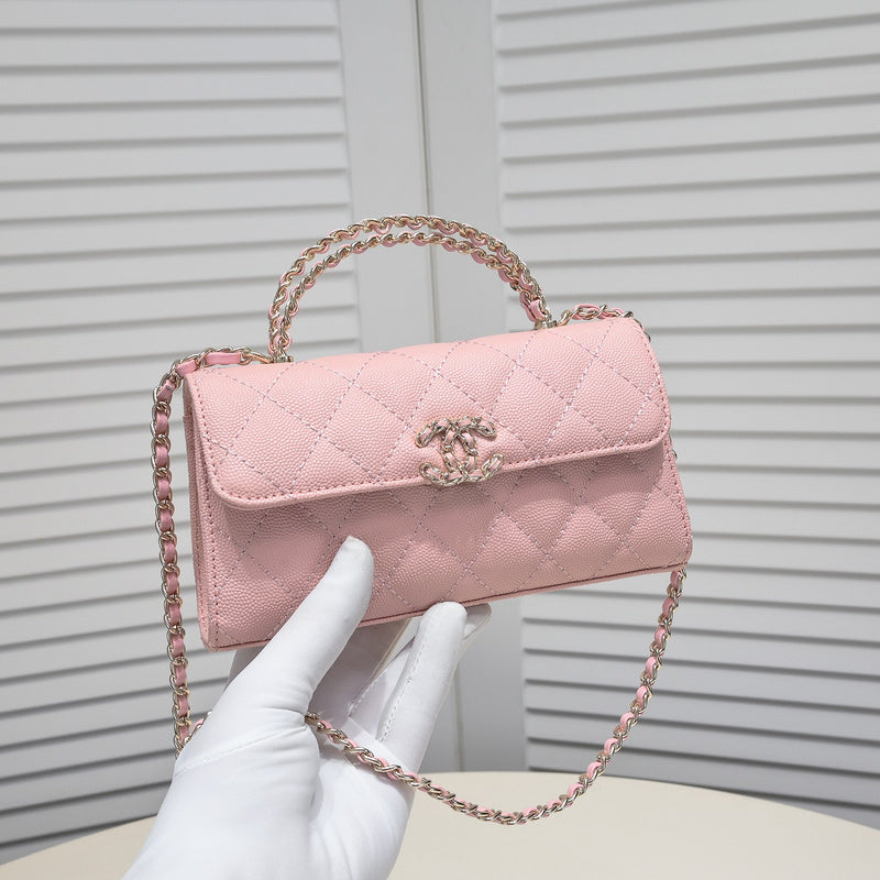 LCP01 Leather shoulder bag 19-10-4.5CM Bags
