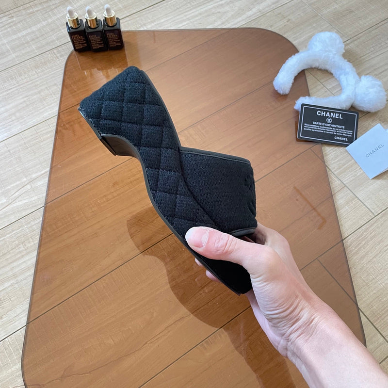 MBCS12 Leather Slippers Size 35-41 Shoes with Box