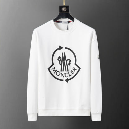 MOC037  New men's autumn and winter double-sided cotton new pullover hoodie clothing
