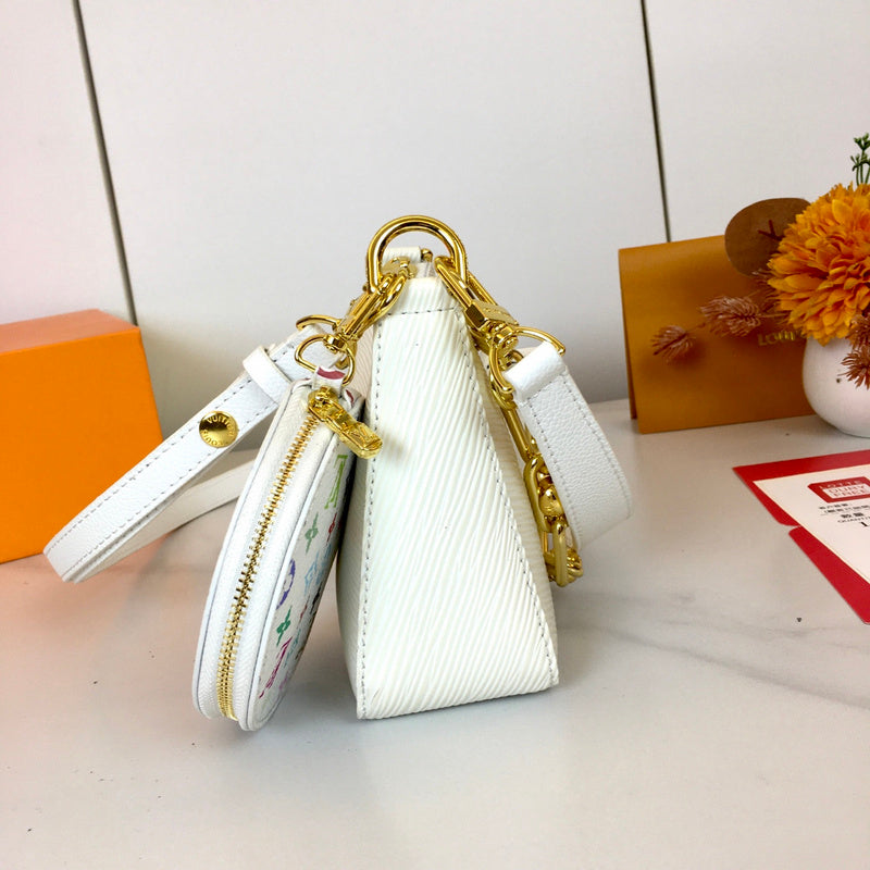 LLP022 Leather Bag 19-13.5-6.5CM Shoulder Bags