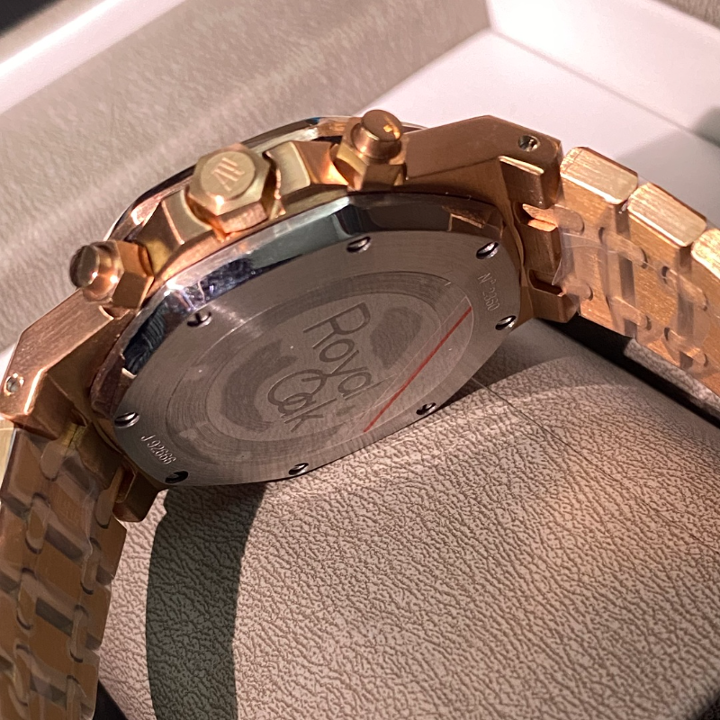 RW79  Men's  rose gold  Quartzwatch with 316L steel case 41MM