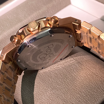 RW79  Men's  rose gold  Quartzwatch with 316L steel case 41MM