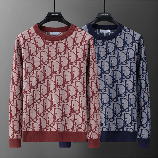DIC201  New men's autumn and winter round neck sweater pullover sweater wool sweater clothing
