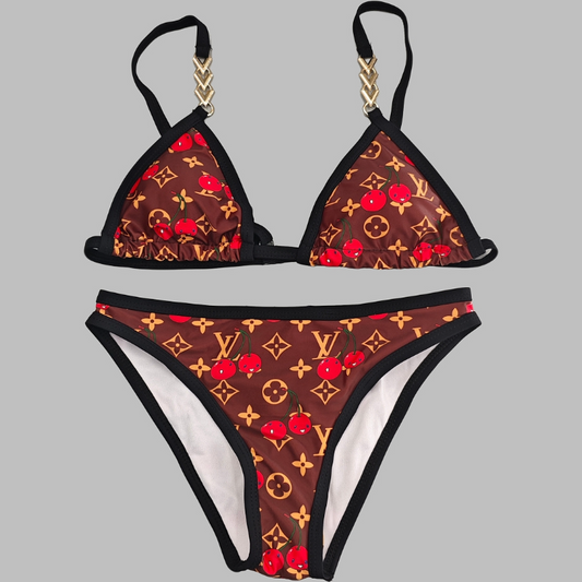 BL2501 New women's summer swimsuit bikini two-piece set+square scarf bikini