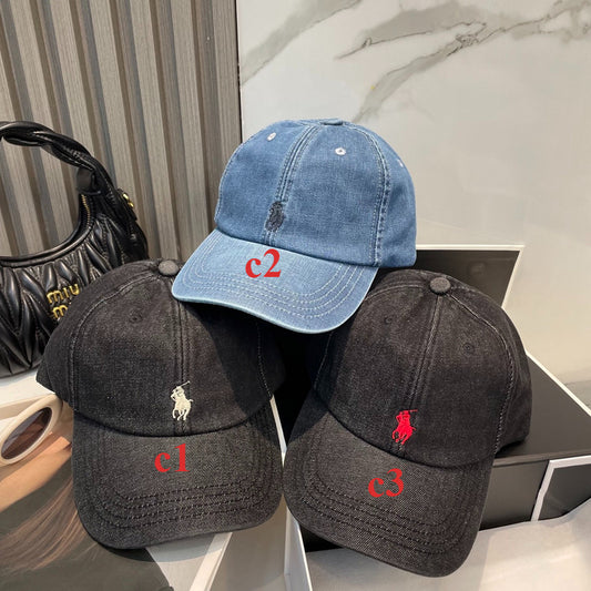 LFH2  New denim fabric baseball cap sun hat
