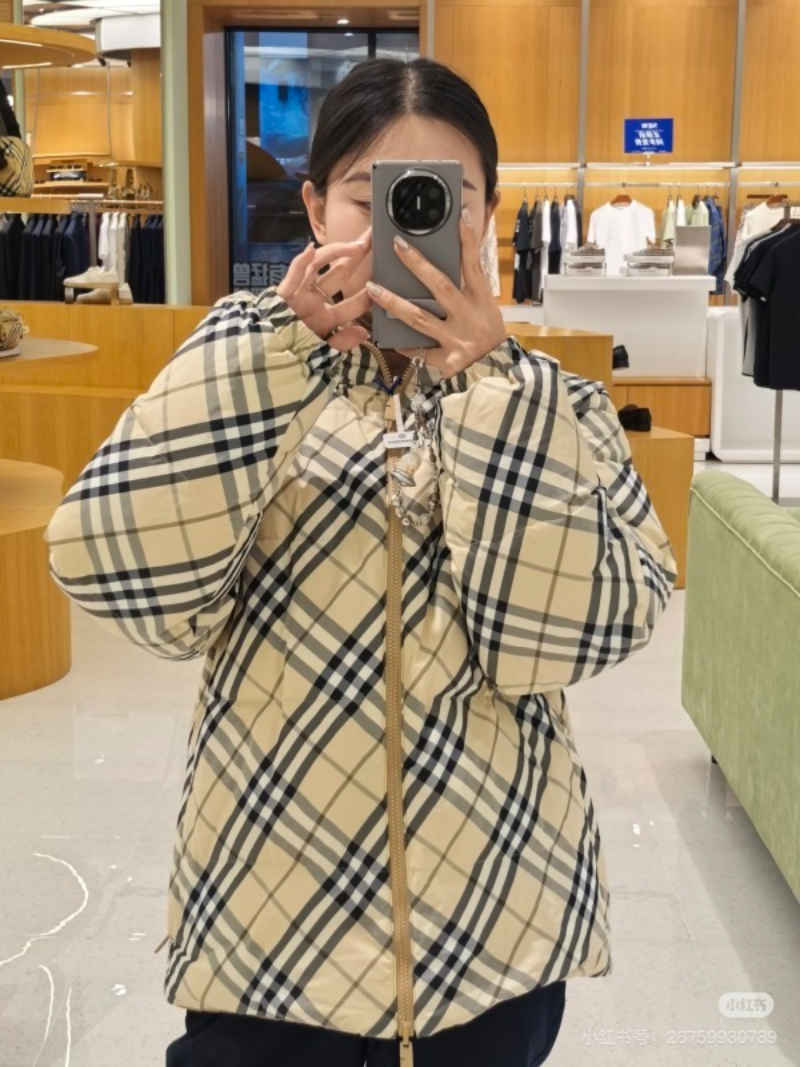110201  New double-sided stand up collar women's down jacket clothing