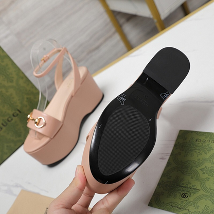 JHGS20 Slipper 8CM Heel Size 35-42 Leather Shoes with box