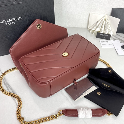 LYP43 Leather Bag 24-14-6CM Shoulder Bags