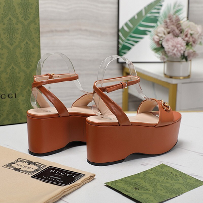 JHGS20 Slipper 8CM Heel Size 35-42 Leather Shoes with box
