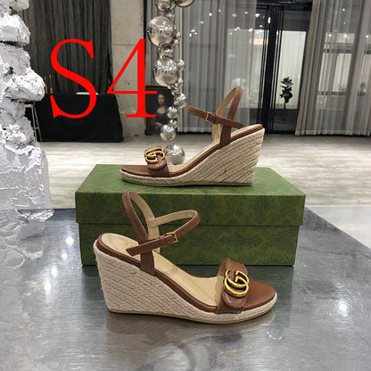 JHGS1 Slipper 8CM Heel Size 35-41 Lether Shoes with box