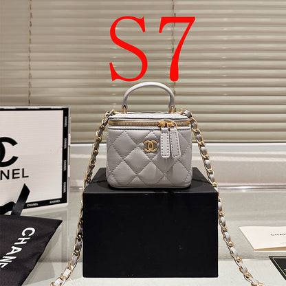 ACP01 Leather Bags 10CM Makeup tote Bag with Box